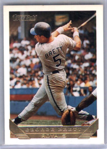 1993 Topps Gold George Brett #397 KANSAS CITY ROYALS