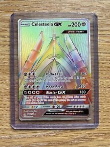 Celesteela GX - 162/156 - Ultra Prism - Secret Rainbow Rare - Pokemon TCG - NM