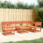 Garden Lounge Set 7 Piece Outdoor Lounge Set Sofa Set Solid Wood Pine vidaXL