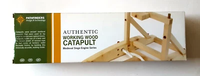 Working Medieval Catapult Siege Engine Series Wooden Model Kit from Pathfinders - Image 1 of 4