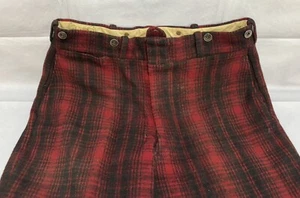 Woolrich Wool Pants Men’s Size 32 Waist Outdoors Hunting Buffalo Plaid Vintage - Picture 1 of 17