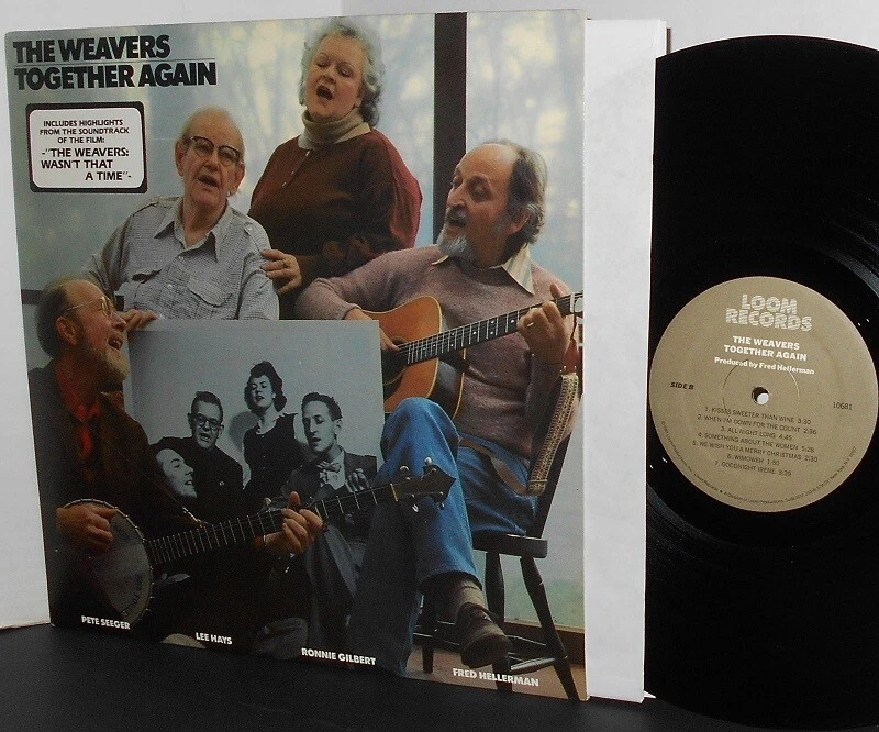 1981 THE WEAVERS LP Together Again M- / Ex with PETE SEEGER - Image 1 of 1