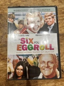 VINTAGE DVD 1968 WITH SIX YOU GET EGGROLL DORIS DAY BRIAN KEITH PAT CARROLL - Imagen 1 de 3