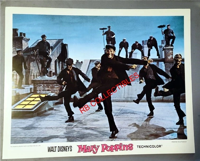 Mary Poppins - Tarjeta de vestíbulo de teatro original (no es una reproducción) - Nueva - 1973 Foto 1 de 1