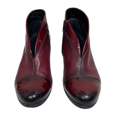 Botas rojas Gabor Bootie para mujer talla UK 4 US 6,5 cremallera lateral Foto 1 de 4