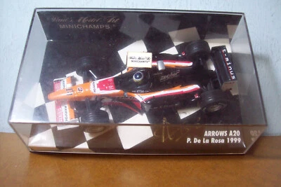 1/43 MINICHAMPS 430 990014 ARROWS A20 1999 PEDRO DE LA ROSA SIGNED - Image 1 of 4