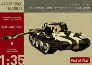 Modelcollect 1:35 Alemán Sabelzahntiger E-60 Ausf.A 12,8 cm L/55 Modelo Kit 35021 - Imagen 1 de 2