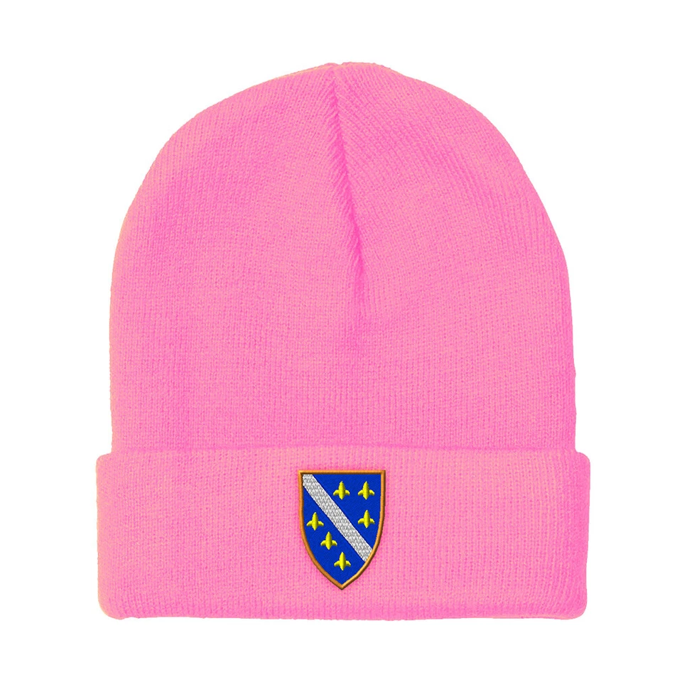 Gorros para Hombres Bosnia Guerra Bandera Bordado Invierno Sombreros Mujeres Acrílico Calavera Gorra Foto 1 de 1