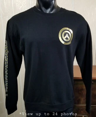 Sudadera Blizzard Overwatch The World Needs Heroes Negra Metálica Logo Talla M Foto 1 de 4