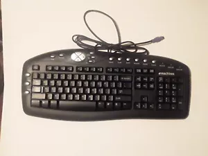 eMachines KB-0108 Full Standard Desktop PC Wired Keyboard Internet Multimedia - Picture 1 of 13