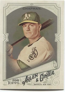 Matt Chapman SP 2018 Allen & Ginter Silver Glossy Hot Box - Atletismo - #310 - Imagen 1 de 1