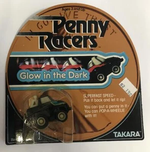 PENNY RACERS TAKARA GLOW IN THE DARK FLAMIN FURY ITEM NO. 608 NUOVO SIGILLATO - Imagen 1 de 2