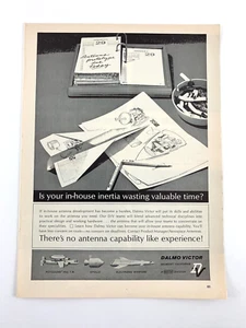 Vintage Magazine Ad, DALMO VICTOR. 1969. B&W. - Picture 1 of 2