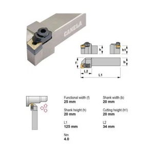 Canela Wedge Clamp or Double Lock Turning Tool Holder MCLNR2020K12 20mm Shank - Imagen 1 de 9