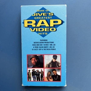 VHS MORE OF JIVE'S GREATEST RAP VIDEO HITS JAPAN ATCQ JAZZY JEFF BDP GREAT cond - Picture 1 of 3