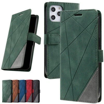Flip Wallet Book Cover Leather Case For iPhone 14 13 12 11 Plus Pro Xs Max X Xr - Image 1 of 4