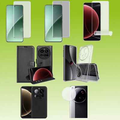 WIGENTO Für Xiaomi 15 Ultra Schutz Cover Hülle Case Tasche TPU Hart Glas Folie AUSWAHL