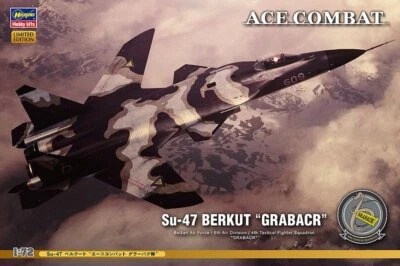 Hasegawa SP322 1/72 Model Kit Ace Combat Belkan Air Force SU-47 Berkut Grabacr - Image 1 of 2