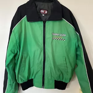 Vintage Quaker State Racing Jacke Herren Größe Large Oversized Full Zip NASCAR - Bild 1 von 8