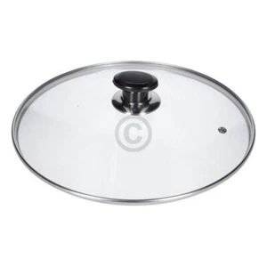 TOP Glasdeckel Topfdeckel Pfannendeckel Kochtopfdeckel mit Edelstahlrand 28 cm - Bild 1 von 1