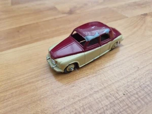 VINTAGE 1950'S DINKY TOYS NO.156 ROVER 75 SALOON CAR NICE CREAM/RED REPAINT - Picture 1 of 3