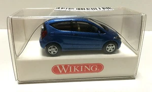 Wiking 138 39 30 Mercedes Benz Clase A color azul mistra, 1:87, H0, NUEVO en EMBALAJE ORIGINAL  - Imagen 1 de 2
