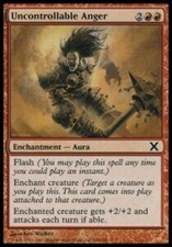 Uncontrollable anger-MTG card-Tenth Edition - 10e-language: en-EX