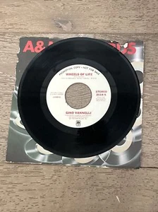 Rock 45 RPM Vinyl Gino Vannelli Wheels Of Life / Wheels Of Life On Mono Promo NM - Picture 1 of 4