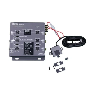 Clarion MCD360V 3 vias 6 canais entradas RCA cruzamento eletrônico com controle remoto S... - Imagem 1 de 4