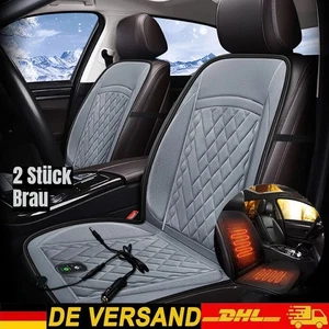 2 Piezas Cojín Calefactor Asiento Coche Cojín Calefactable con 12V para Calefacción Asiento Coche - Imagen 1 de 13