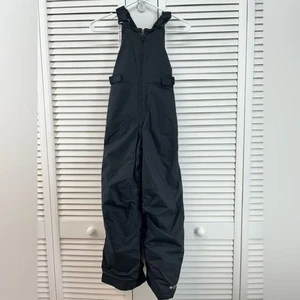 Columbia size M 10-12 kids Black Snow Bib Overalls - Picture 1 of 8