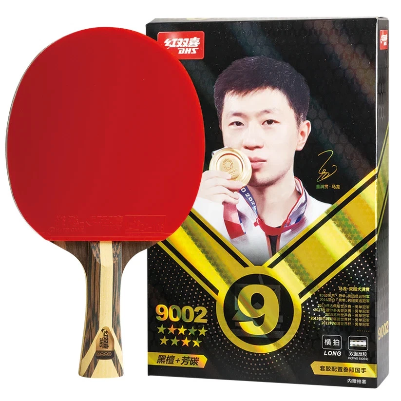 [DHS Sports USA] H9002 9 Star Table Tennis Racket Shakehand Professional Paddle - Image 1 of 2