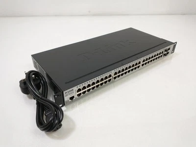 D-Link DGS-1510-52 52 Port Managed Gigabit Network Switch - With Rack Mounts - Image 1 of 4