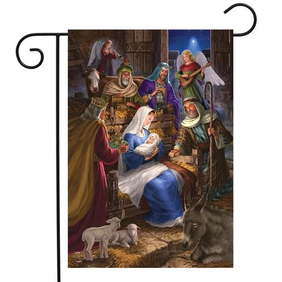 Флаг Рождественского сада Briarwood Lane Holy Family - Изображение 1 из 4