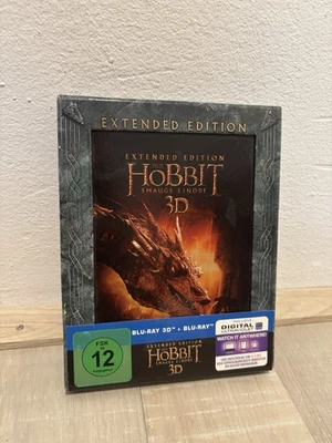 Der Hobbit: Smaugs Einöde 3D [Extended Edition, 5 Discs]  Top Zustand ✅ - Bild 1 von 3