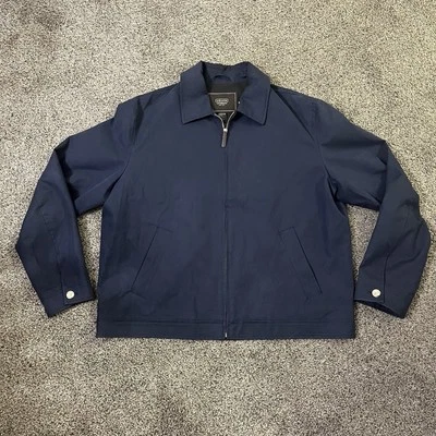 Coach Leatherware Men Jacket Classic Cotton Blue Full Zip Sz XL Bomber Style - Image 1 of 4