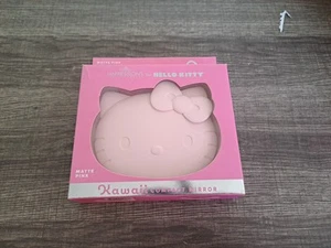 New Hello Kitty Kawaii compact LED Lighting Magnifying mirror Matte Pink - Picture 1 of 2