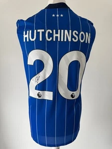 Signed OMARI HUTCHINSON Shirt - Ipswich Town -EXACT PROOF/COA- Chelsea England - Picture 1 of 4