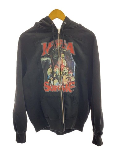 Supreme Felpa con Cappuccio Zip 23FW_Muta Up Felpa con Cappuccio M Cotone BLK Usata