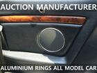 For Audi 80/90 B4  Polished Aluminum rear speaker rings trim decorative x2