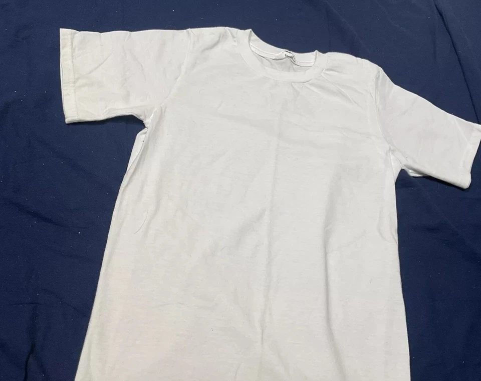 Gildan Med T shirt Adult Unisex Heavy Cotton yellow Short Sleeve