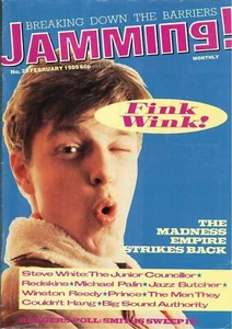 Jamming Monthly Magazine February 1985 The Fink Brothers Madness Prince Redskins - Bild 1 von 2