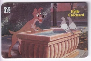DISNEY TELECARTE / PHONECARD .. FRANCE SEPATEL CHIEN DOG BELLE & CLOCHARD - Imagen 1 de 2
