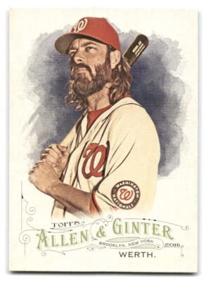 Jayson Werth 2016 Topps Allen & Ginter #35 Washington Nationals BASEBALL - Image 1 of 2