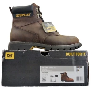 Stivali da lavoro Cat Footwear uomo secondo turno punta acciaio taglia US 10 M - Foto 1 di 8
