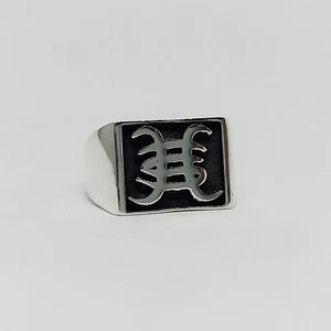 Anillo de Plata Heroes Del Silencio - Cuerpo Sólido - Anillo de Música - Enrique Burnbury - Sil - Imagen 1 de 9