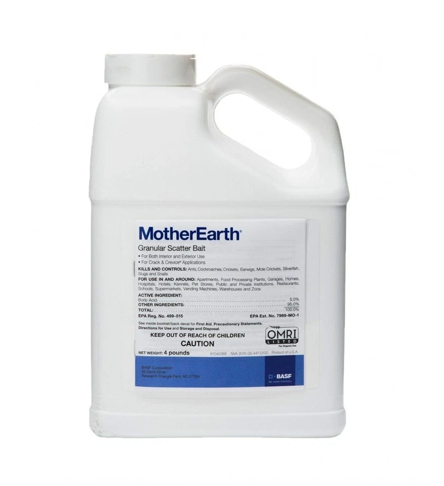 MotherEarth Granular Scatter Bait OMRI Listed For Indoor/Outdoor Use 4 lbs BASF - Image 1 of 1
