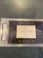 Tony LaRussa 13/23 2012 Historic Autographs Why The Hall Not?
