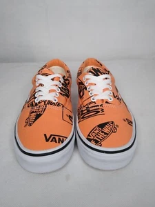  VANS Off The Wall Sneakers Peach & Black Men's 7.5 Womens 9 New WithOutBox  FW1 - Picture 1 of 7