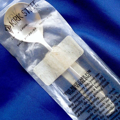 NEW • Kirk Stieff QUEEN ANNE Sterling Silver SUGAR SPOON Cover